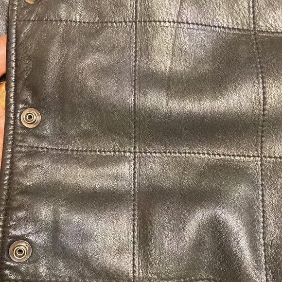 Jaeger Leather Vest - vintage - Picture 7 of 8